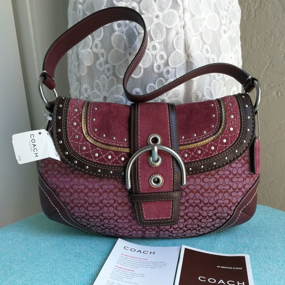 Coach Limited Edition Studded Hobo Purse F11517